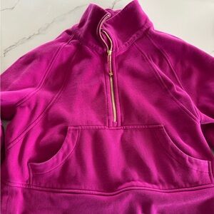 Good condition Lululemon quarter zip cropped
